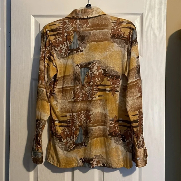 Kmart men’s vintage long sleeve button down shirt size small - Picture 6 of 7